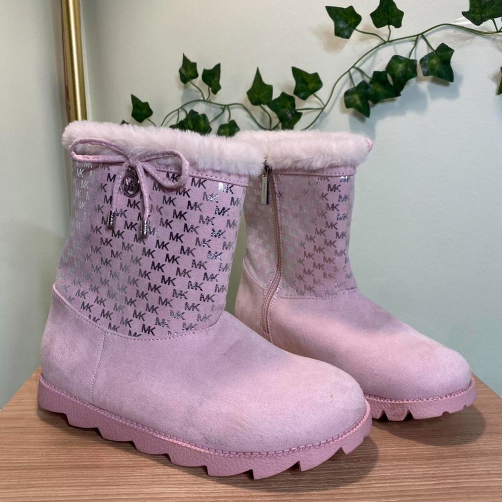 Michael Kors Pink Chunky Sole Boots